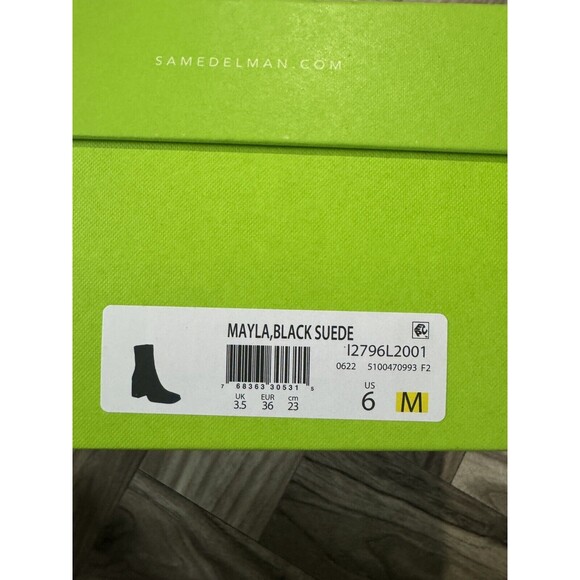 Sam Edelman Women's Mayla Boots Size 6M Black Suede - Picture 8 of 10